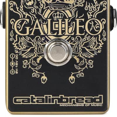 Catalinbread Galileo 4K Treble Boost Overdrive Pedal - Gold image 1