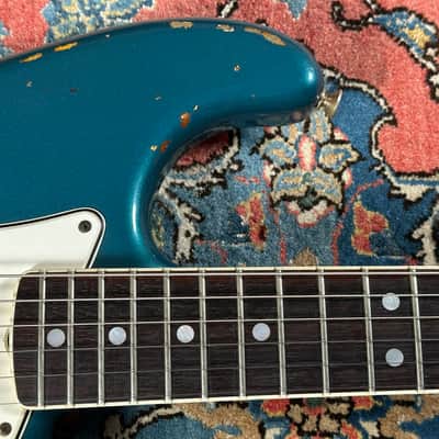 Fender Custom Shop '67 Heavy Relic Stratocaster 2021 Ocean Turquoise over sunburst image 10