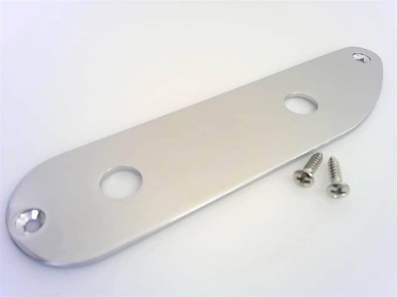 True Custom Shop® Chrome 2-Hole Control Plate for Fender '51 Precision Bass image 1