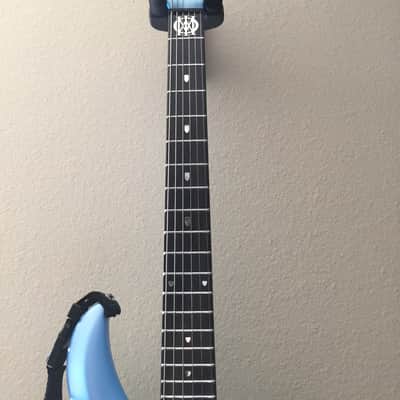 Ernie Ball Music Man Majesty 2014 Baby Blue and Tangerine Dream image 3
