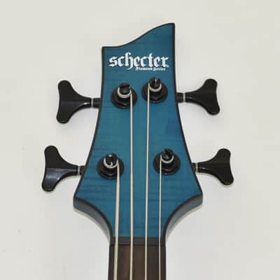 Schecter C-4 GT Bass Trans Blue B-Stock 0924 image 4