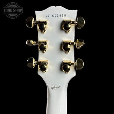 Gibson Custom Les Paul Custom w/ Ebony Fingerboard Gloss Alpine White w/case CS600898 image 9