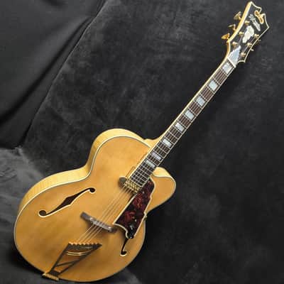 2015 D'Angelico Excel EXL-1 Hollow Body Archtop with Rosewood Fretboard - Natural-Tint image 5