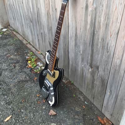 Meazzi Jupiter Vintage Bass Made in Italy 1964 Black image 4