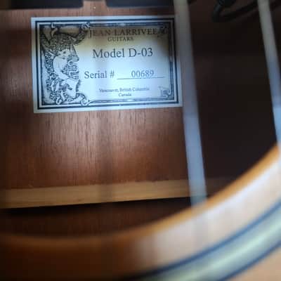 LARRIVEE D-03 MAHOGANY image 5