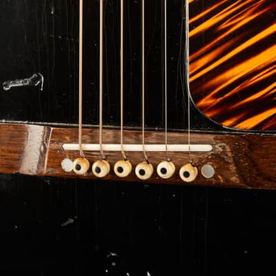 Gibson L-00 Black (Overspray) (Pre-Owned, Circa 1937-8, VG+) #2997X image 7