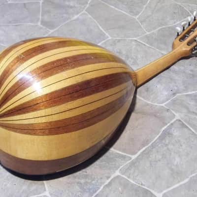 fine vintage MIGMA all solid luthier Wunderlich quality 8string bowlback MANDOLIN Germany image 5