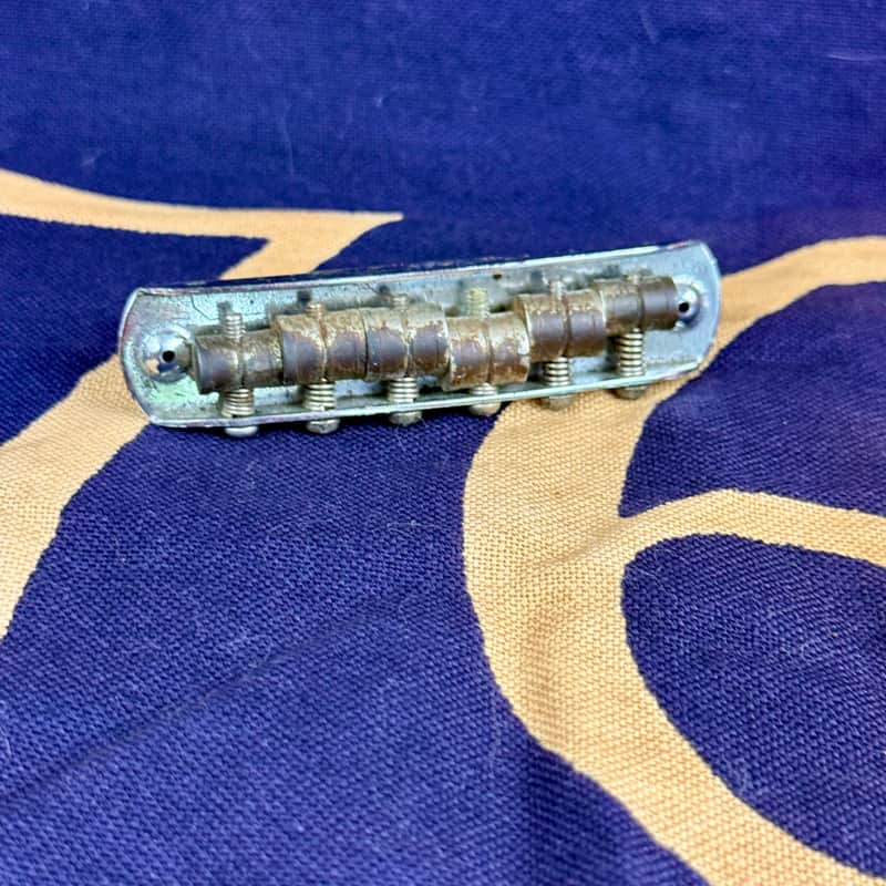 Vintage 1960's Fender Mustang Guitar Bridge (Offset Jazzmaster-Jaguar) image 1