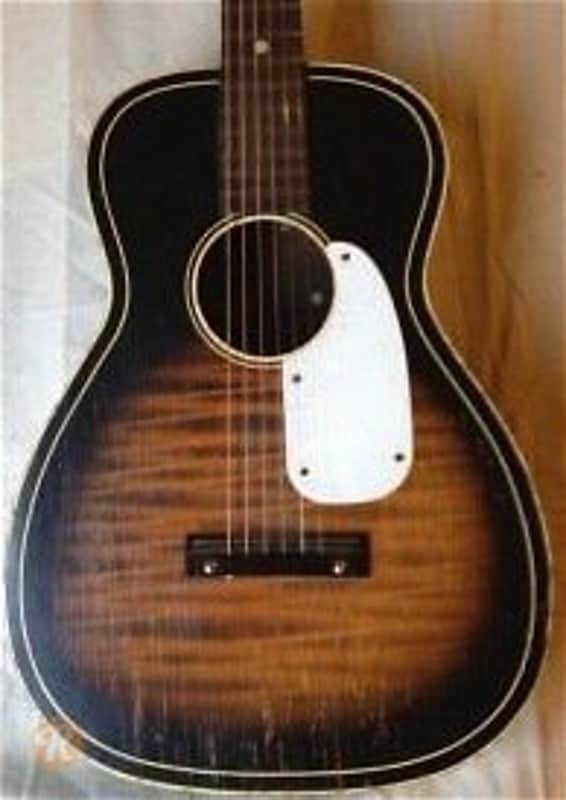 Silvertone Student Acoustic Sunburst image 1