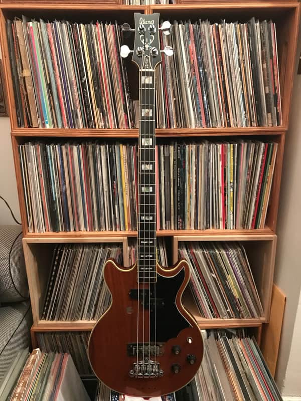 Ibanez 2615B Artist Series Double Cutaway 4-String Bass Natural Mahogany image 1