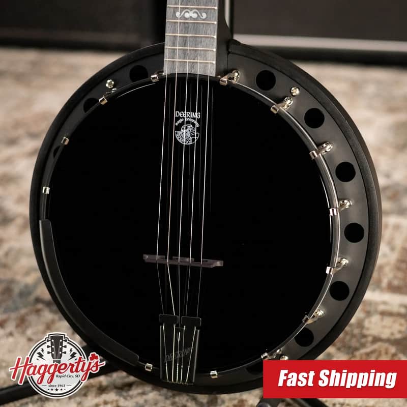 Deering Goodtime Blackgrass Special 5-String Banjo - Black Stain imagen 1