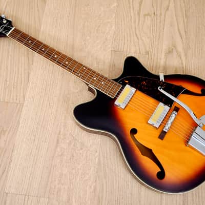 1960s Guyatone SG-12T Vintage Electric Guitar w/ Gold Foil Pickups