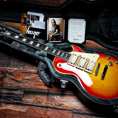 Epiphone Ace Frehley Signature "Budokan" Les Paul Custom 2012 - Faded Cherry Sunburst ++NEW++ image 19