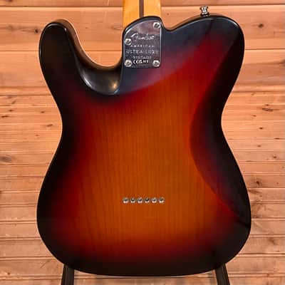 Fender American Ultra Luxe Vintage 60's Telecaster Custom Electric Guitar - 3-Color Sunburst image 4