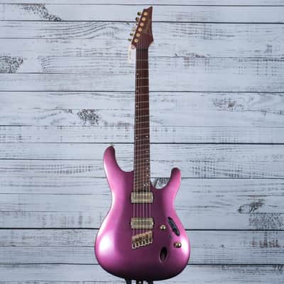 *USED* Ibanez S Axe Design Lab Multi-scale Electric Guitar | Rose Gold Chameleon image 3
