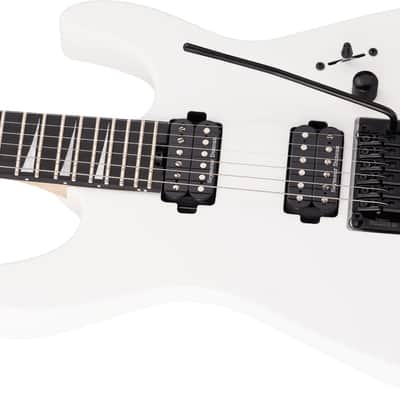 Jackson MJ Series Dinky Electric Guitar DKR, Ebony Fingerboard, Snow White image 8