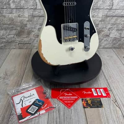 Fender John Osborne Telecaster, Maple Fingerboard, Olympic White, B String Bender #0140372705 image 12