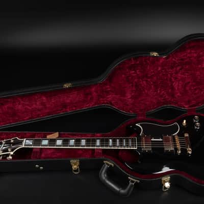 2017 Gibson Custom Shop SG Custom - Ebony | USA Long Neck Tenon 490R 498T Humbucker 3.17kg | CoA OHSC image 24