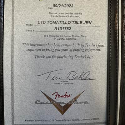 2023 Fender Custom Shop Limited Edition Tomatillo Telecaster Journeyman Relic - Natural Blonde image 7