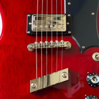Guild Polara Deluxe Electric Guitar - Cherry Red image 5