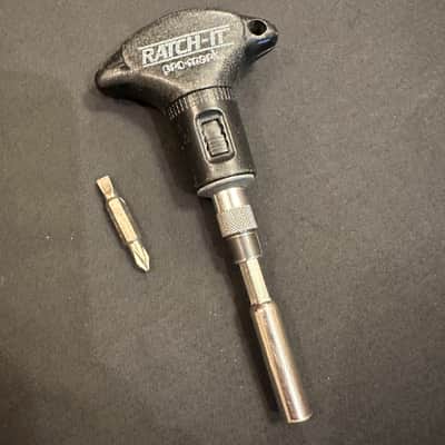 VINTAGE Pro-Mark "Ratch-It" Drum Tuning Key, w/Square Bit & Screwdriver Insert - EXCELLENT image 1