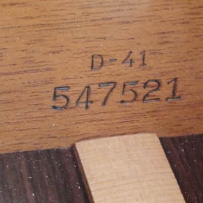 Martin Standard Series D-41 1994  - Natural #547521 w/OHSC USED image 14