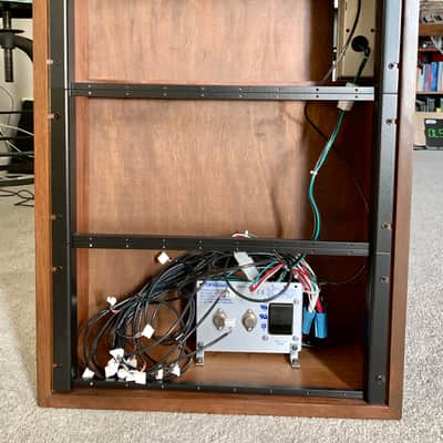 Custom Walnut 5U / Dotcom / Moog Format Powered Synthesizer Case image 5