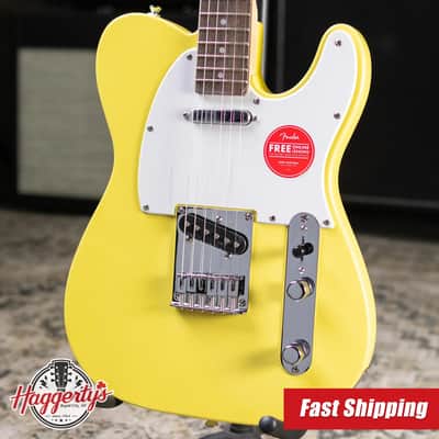 Squier Sonic Telecaster Electric Guitar - Canary Yellow image 1