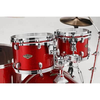 Tama Starclassic Walnut/Birch 4pc Drum Set Garnet Red Sparkle image 4