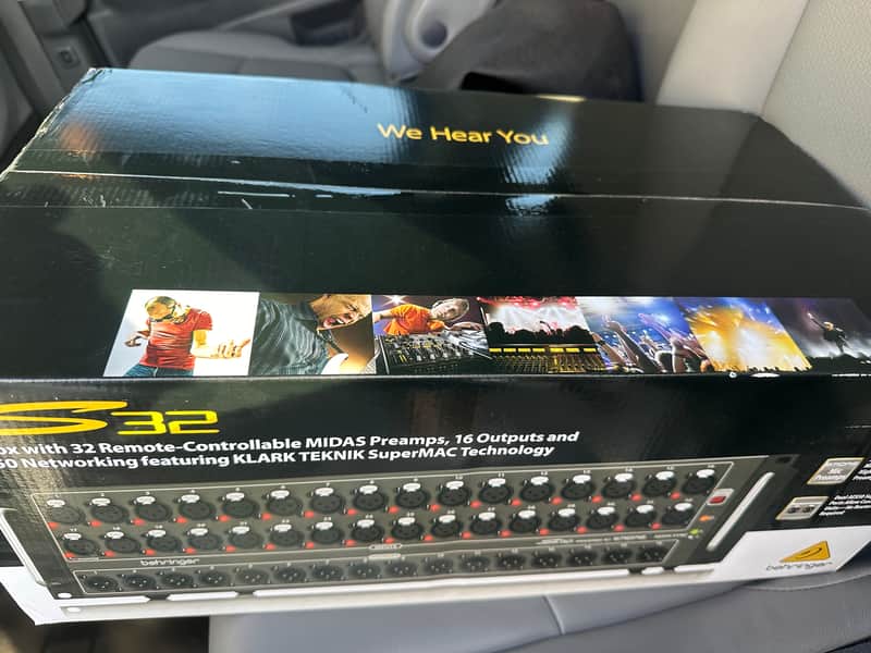 Behringer S32 Digital Snake IO Box 32 Preamps 16 Outputs 2015 - Present - Black image 1
