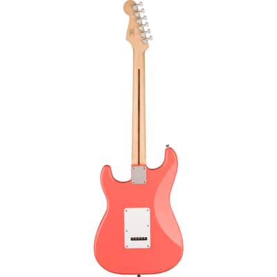 Squier Sonic Stratocaster HSS MN Tahitian Coral - Electric Guitar image 2