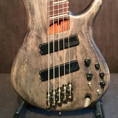 Ibanez SRFF805BKS Fanned Fret 5 String Electric Bass image 1