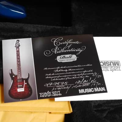 Music Man BFR LTD JP15-6 Quilt Maple 2015 - Bali Blue image 18