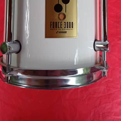 Ultra Rare Vintage Sonor Force 3000 8x8" Virgin Tom - Made in Germany - Snow White image 2