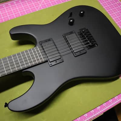 Harley Benton HWY-25BKS Progressive 2022 Black Matte Free FretWerx Setup and Fret Polish USA Stock image 4