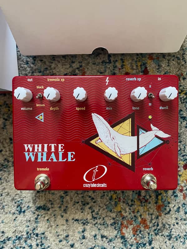 Crazy Tube Circuits White Whale Analog Spring Reverb / Tremolo 2018 - Present - Red image 1