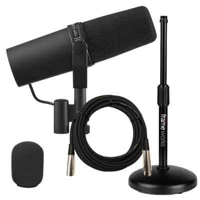 Shure SM7B Dynamic Vocal Microphone  BONUS PAK