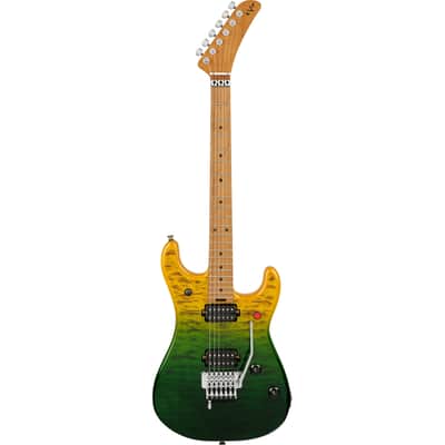 EVH 5150 Deluxe QM BM Limeade Zest - Electric Guitar image 1