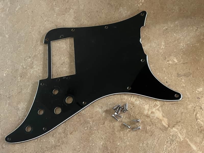 1979 1980 1981 Fender Lead I guitar pickguard black image 1
