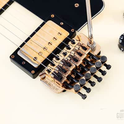 1987 Burny LC-100YS Yasu Signature Vintage Guitar Snow White w/ Tremolo & Case, Japan Fernandes image 8