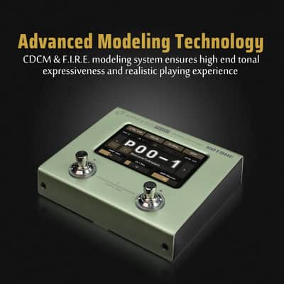 Hotone Ampero Mini MP-50 Guitar Bass Amp Modeling IR Cabinets Simulation Multi Language Multi-Effects with Expression Pedal Stereo OTG USB Audio Interface(U.S. domestic inventory) image 2