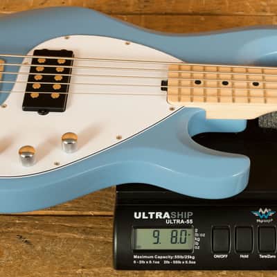 Sterling RAY5 SUB Series StingRay 5 Bass - Chopper Blue image 9