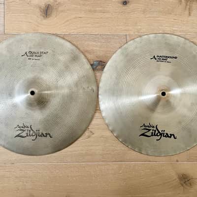 Zildjian A Custom 14” A0151 (Top) A0125 Bottom HiHat (Pair) image 1