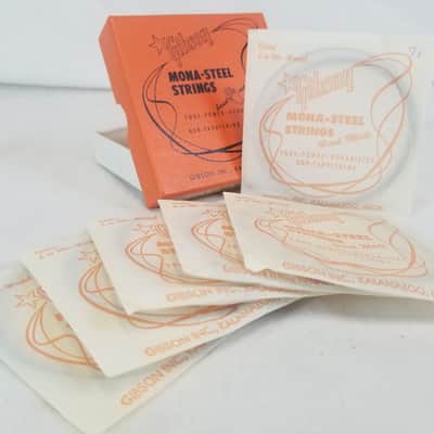 Gibson Vintage 50's-60's Acoustic Steel Guitar Strings, Pack of 6 "A" or 5th Wound Mona-Steel, No. 237 image 4