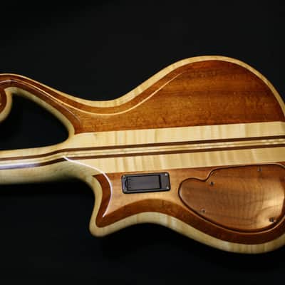 Custom "Woody" scroll bass - One-of-kind! image 4