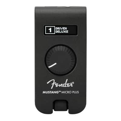 Fender Mustang Micro Plus Digital Amp (Black) Bundle with Case image 2
