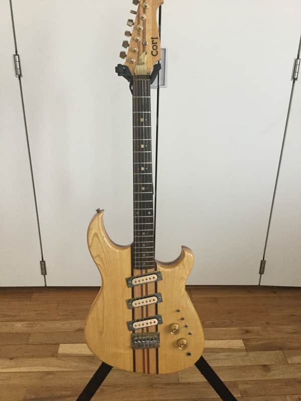 Cort PB1L 1970's Naural Neck thru, 1970's image 1