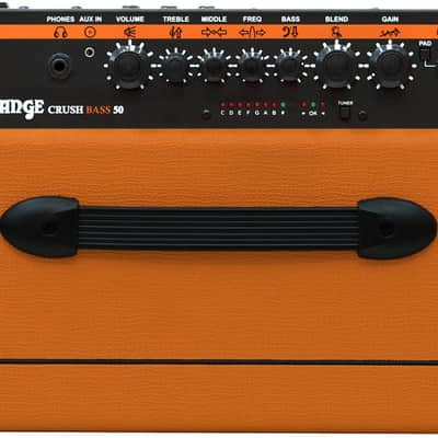 Orange Crush Bass 50 Bass Combo Amplifier, 50W, Orange image 4