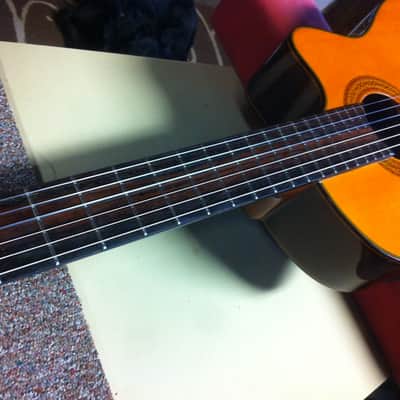 Jolie guitare electro-acoustique Maison  C870C/EQ fabriquée en Corée dans les années 80 image 11