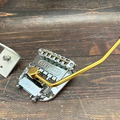 Stetsbar Pro II Tremolo System Stop Tail Fits Chrome image 3